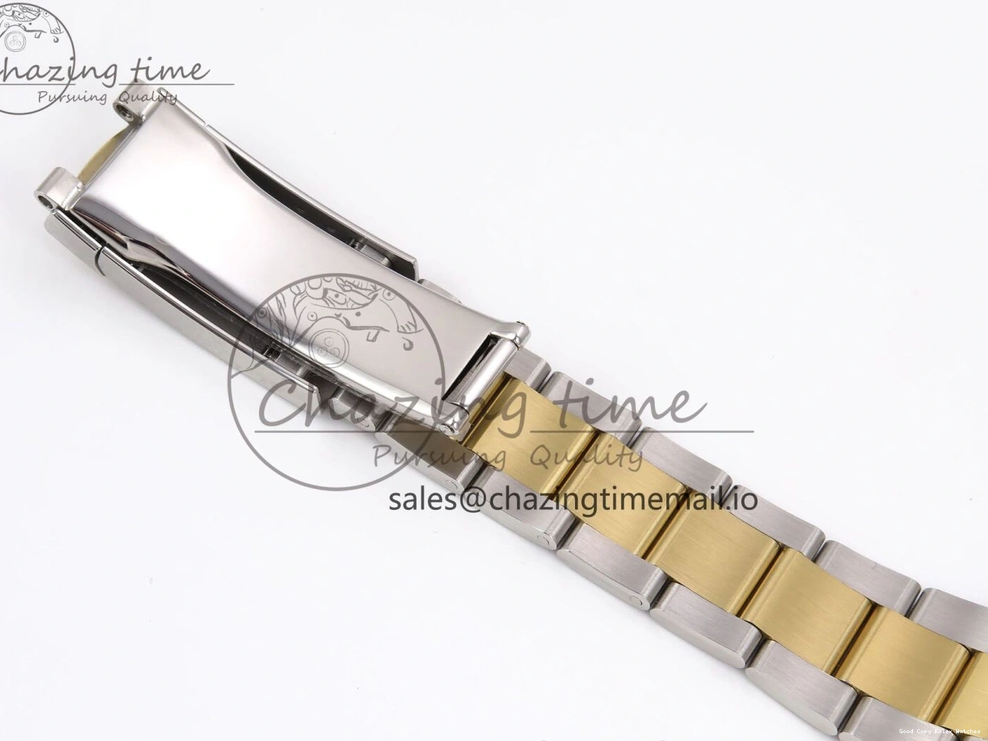 AAA Replica Watches Bracelet Thermal YG Best Edition Dial DateJust 41 Oyster 126333 EWEF SS on 976 YG Textured A 0104